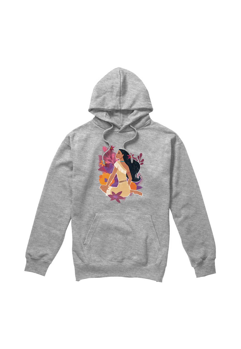 

Толстовка POCAHONTAS FLOWERS Disney, серый