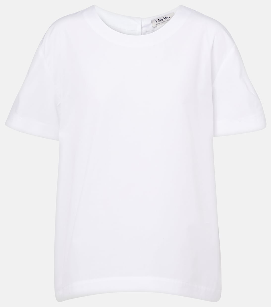 

Футболка из хлопкового джерси Dahlia S Max Mara, Bianco