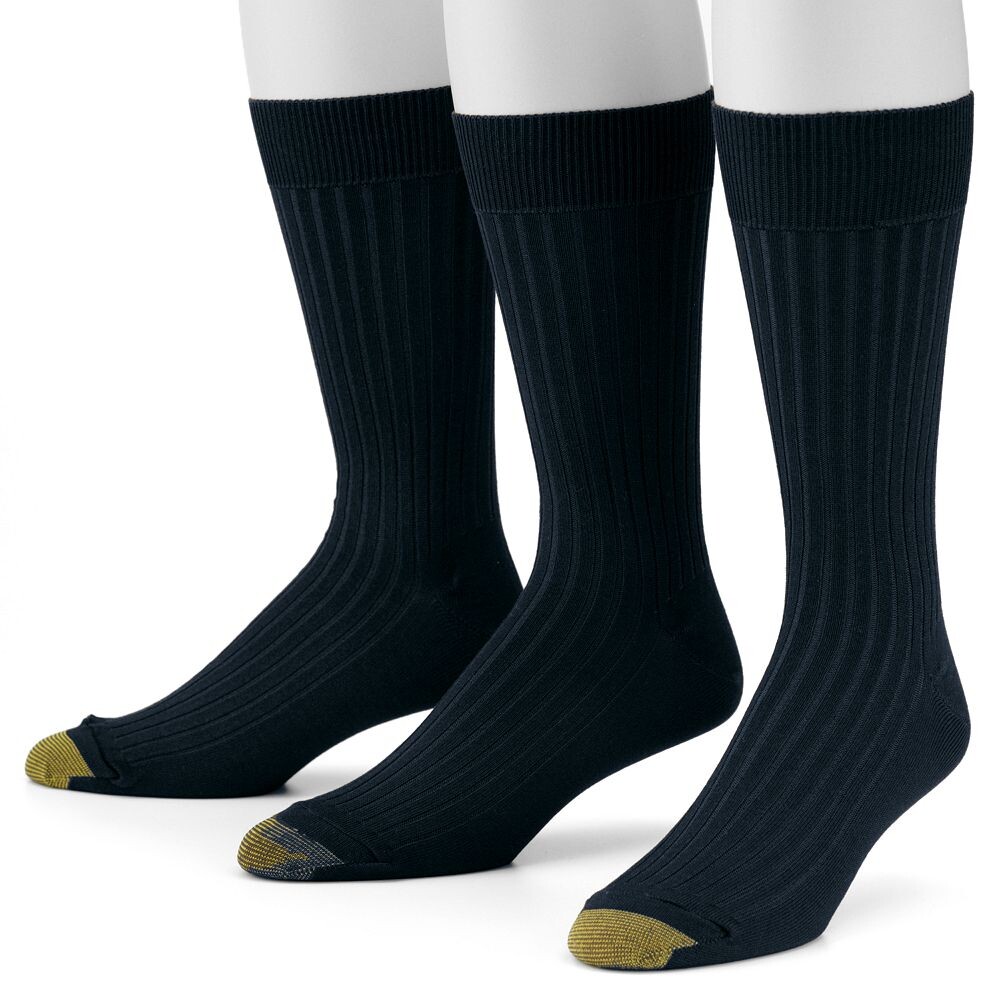 

Набор из 3 мужских носков GOLDTOE Canterbury Crew, темно-синий