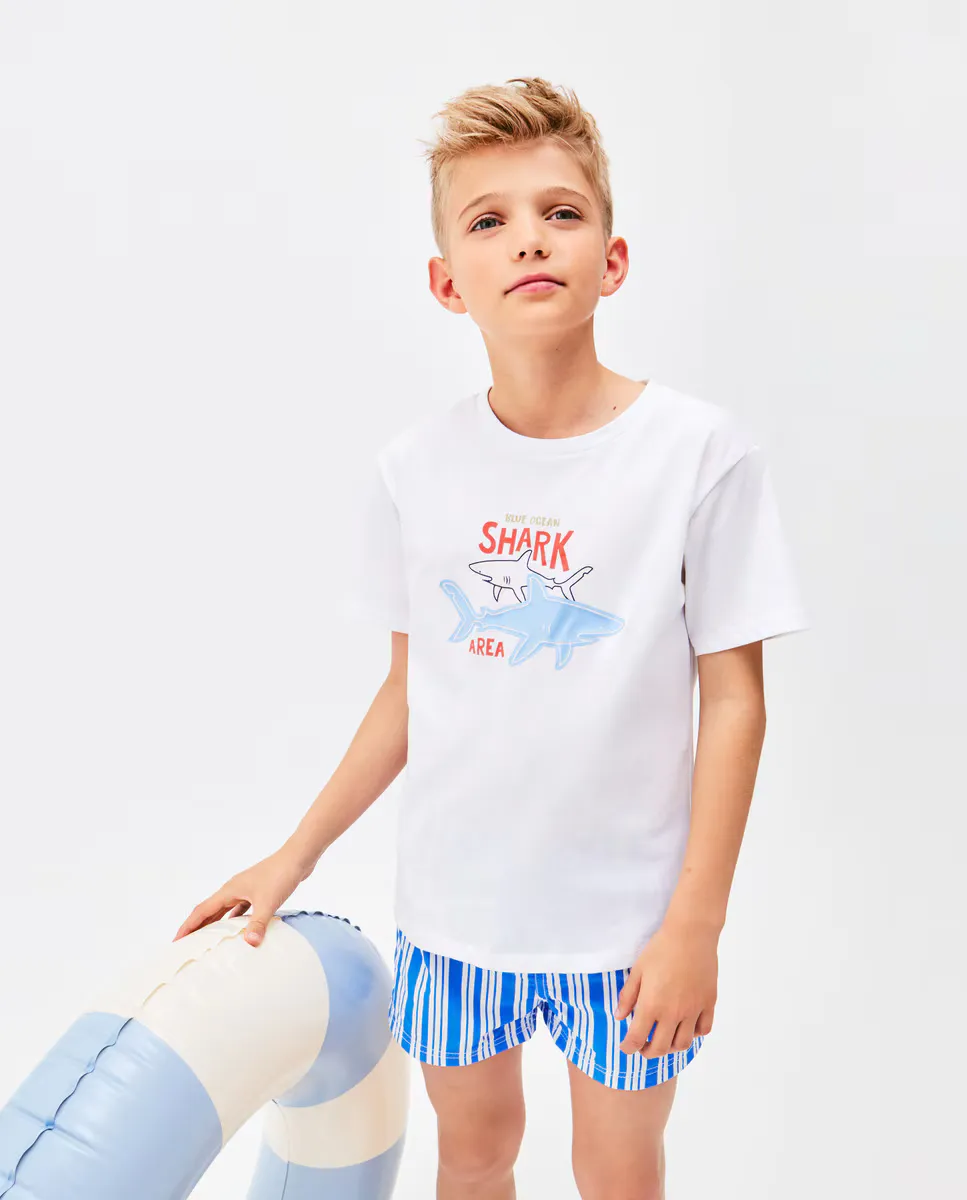 

Футболка для мальчиков из хлопка Kids El Corte Inglés, синий