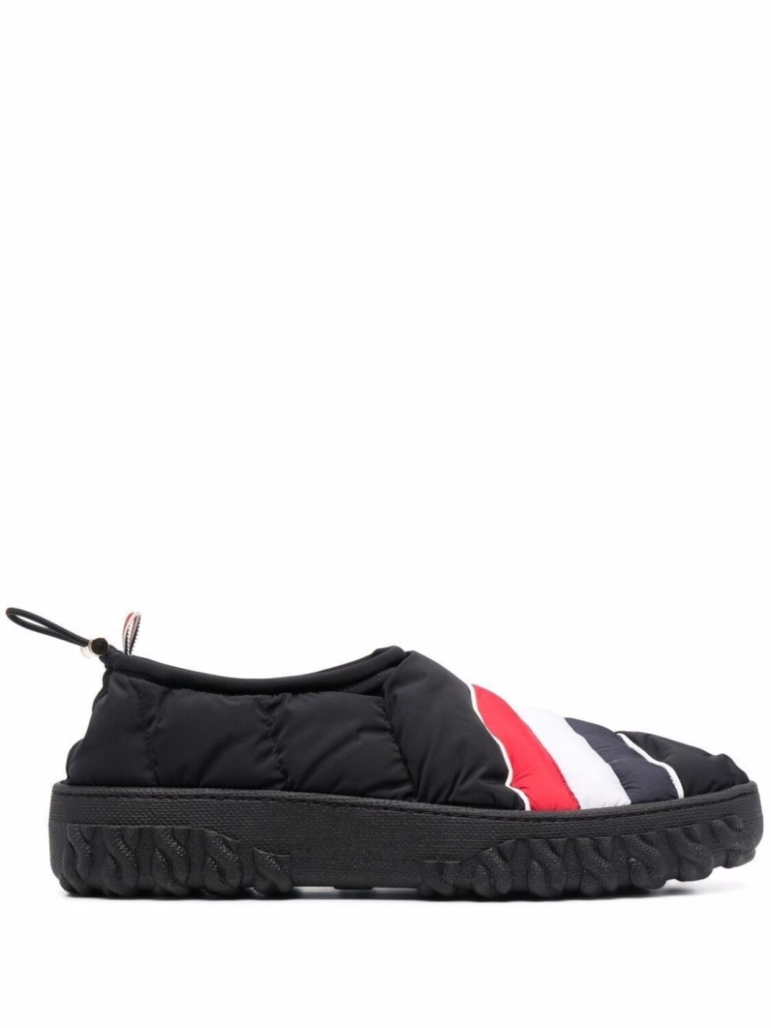 

Thom Browne стеганые кроссовки с полосками RWB, черный
