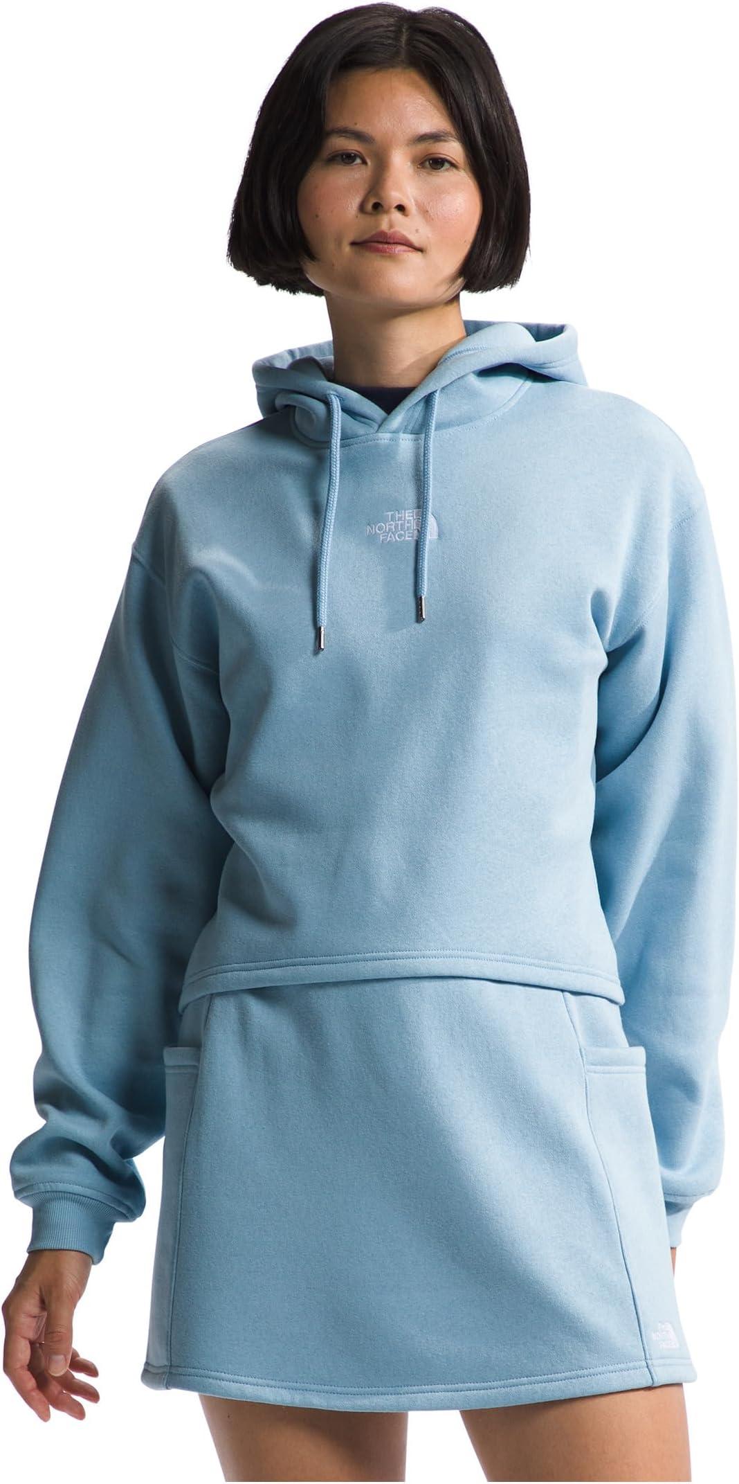 

Толстовка The North Face Evolution High-Low Hoodie, цвет Steel Blue