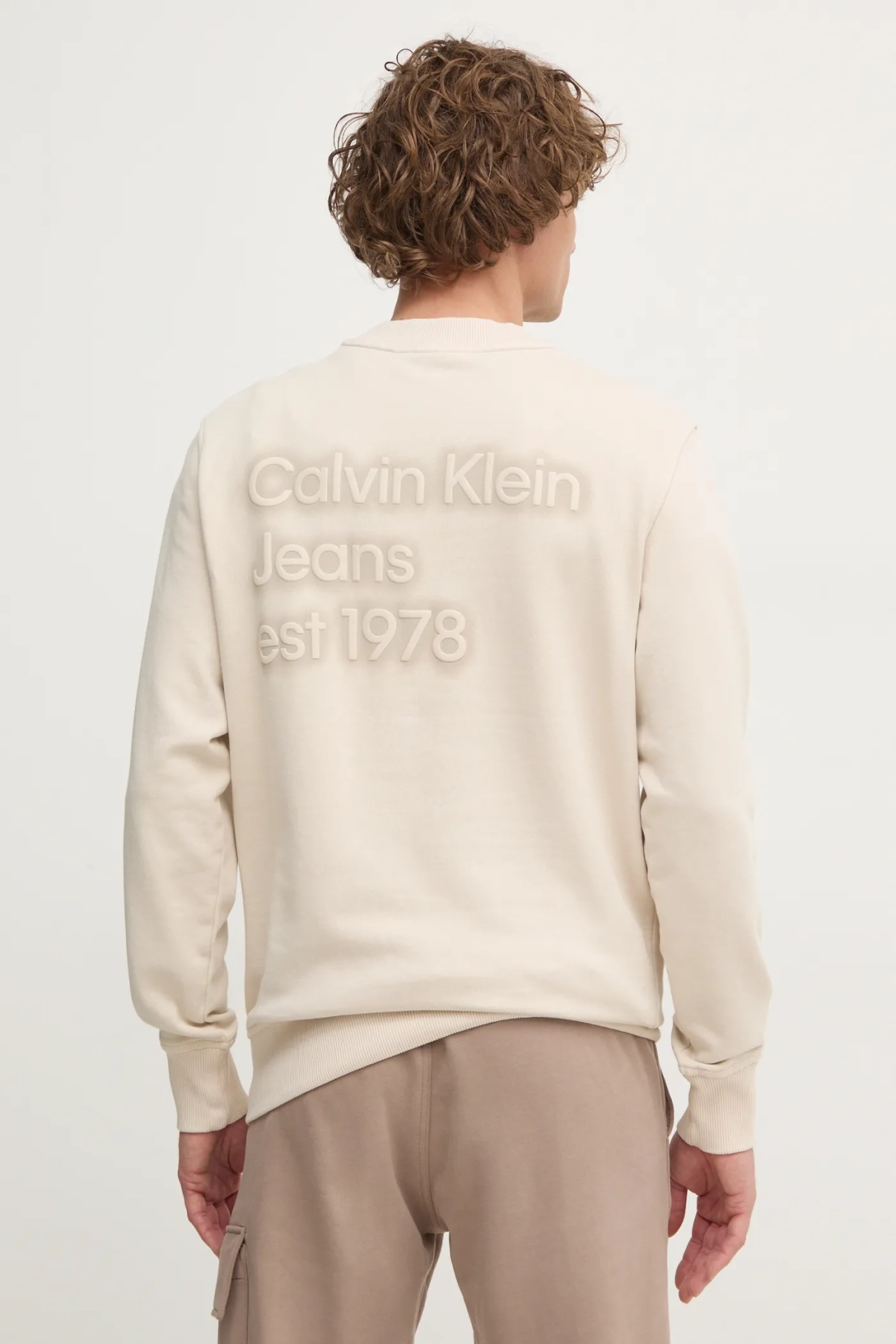 

Толстовка Calvin Klein Jeans, бежевый