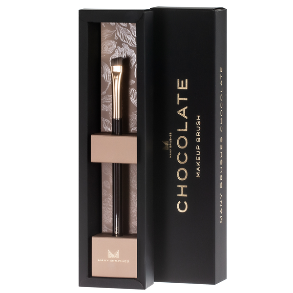 Скошенная кисть для подводки глаз и бровей, 26, 1 шт. Many Brushes Chocolate — фото 4