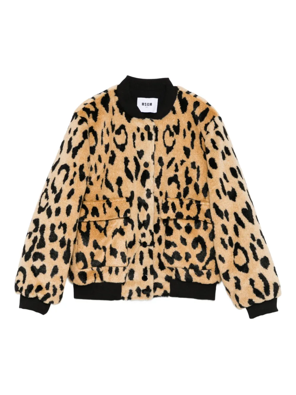 

Бомбер из искусственного меха MSGM Kids, нейтральный