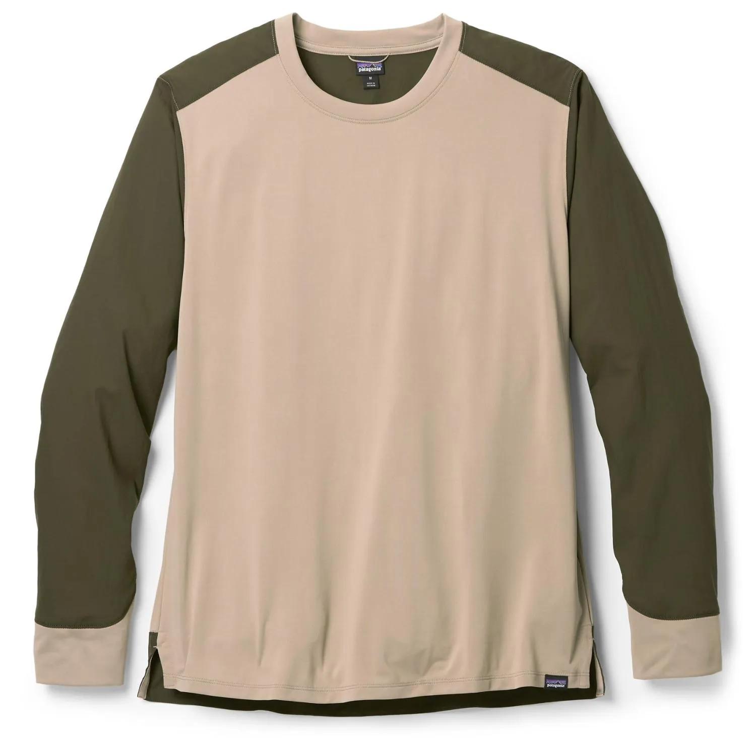 

Долговечная байкерская маечка с длинными рукавами - для мужчин Patagonia, Seabird Grey