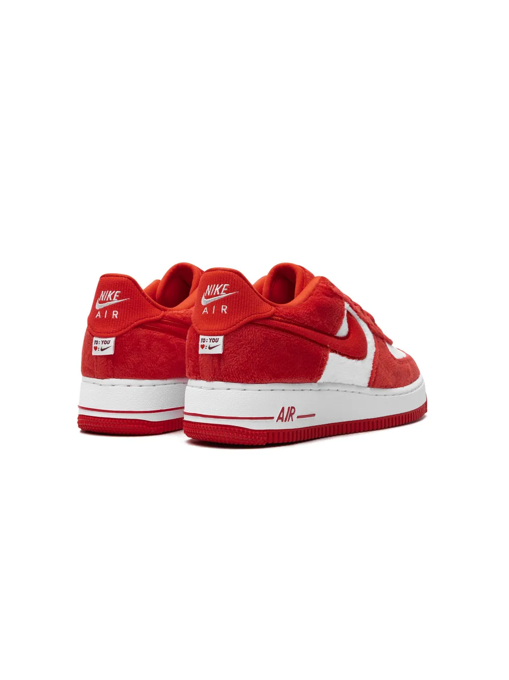 Кроссовки Air Force 1 Low Valentines Day 2024 Nike Kids, красный — фото 4