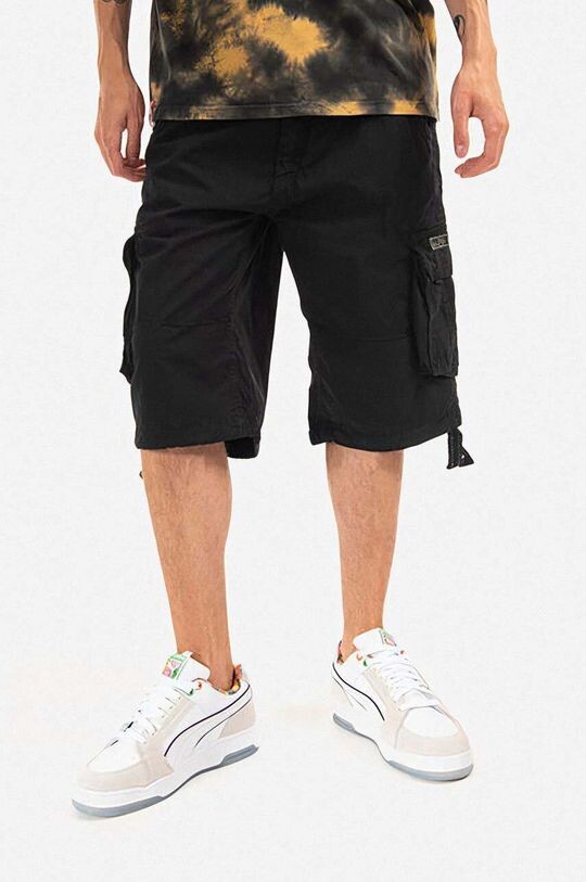 

Хлопковые шорты Jet Short Alpha Industries, черный