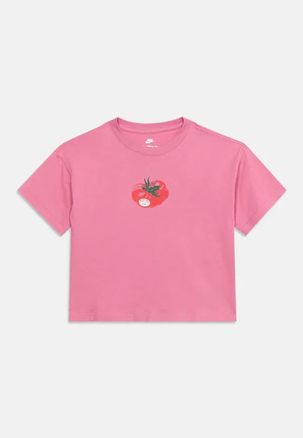 Футболка Nike Sportswear Tee boxy tomato print t-shirt, пион — фото 3