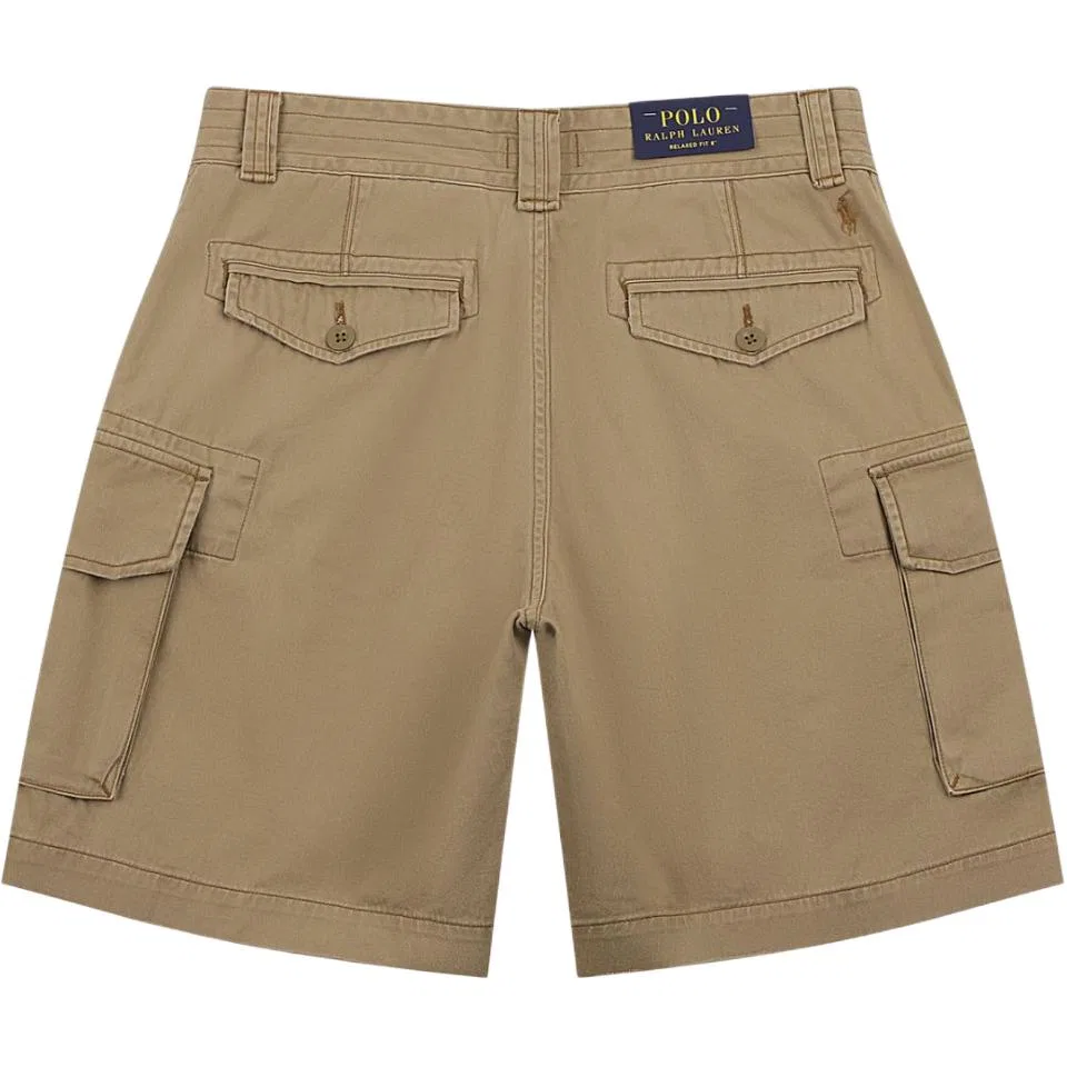 Шорты карго мужские Polo Ralph Lauren, Dark Khaki — фото 3