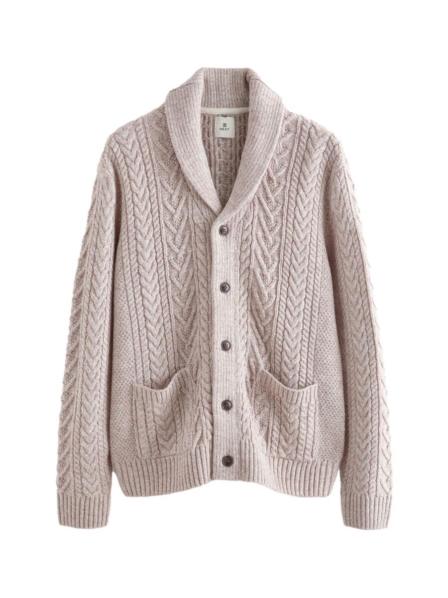 

Вязаный кардиган Next Knit Cardigan, пятнистый бежевый