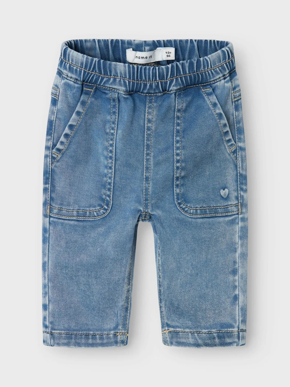 Джинсы Regular Fit, Name it, light blue denim — фото 4