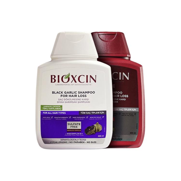 

Bioxcin Красная бутылка белая бутылка шампунь для контроля жира очищающее ванильное весеннее зеленое мыло 300мл+300мл