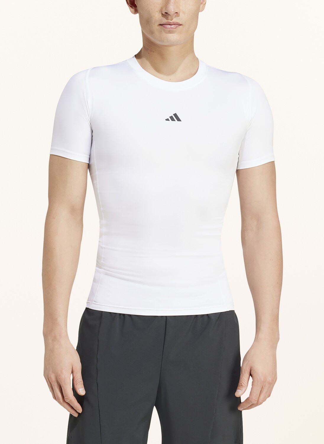 Футболка техфит adidas, белый — фото 2