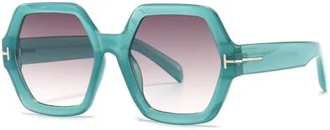 

Модные солнцезащитные очки Polygon 2027 для женщин, ретро-очки большого размера, женские солнцезащитные очки, мужские очки с защитой от УФ-излучения UV400 MTZJH, C2