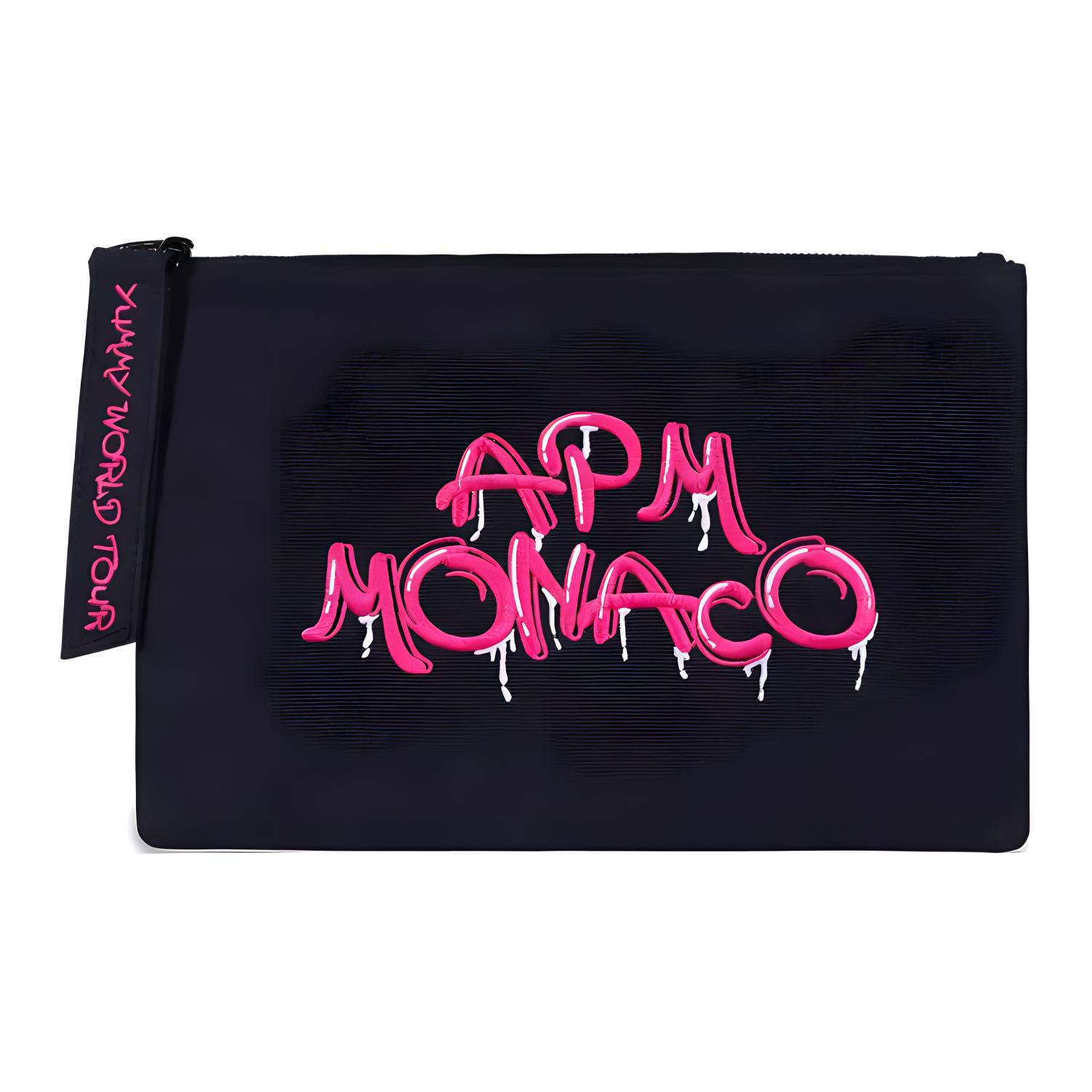

Apm Monaco Клатч из холщовой ткани, Blue & Pink