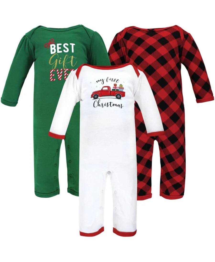Хлопковый комбинезон для малышей Hudson Baby, Christmas Gift