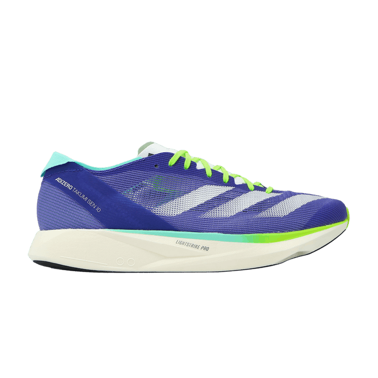 

Кроссовки Adizero Takumi Sen 10 'Cobalt Blue Lucid Lemon', синий
