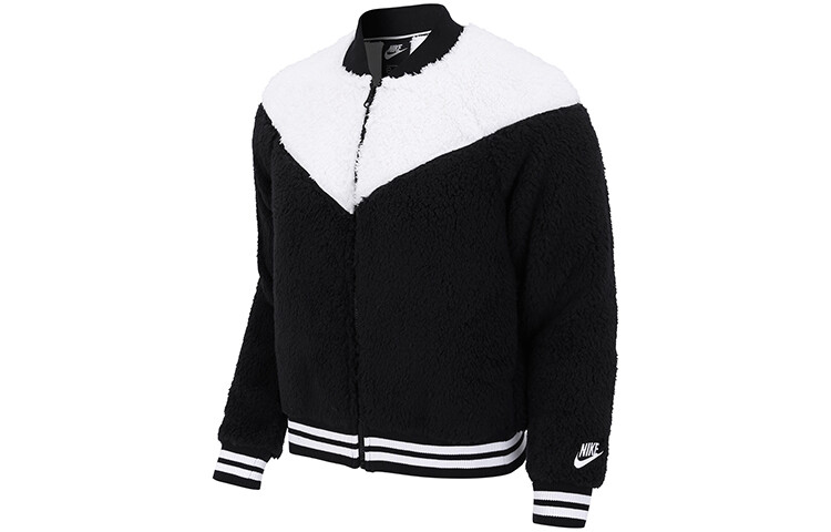 

Женская бархатная куртка Nike, цвет Black/White, Белый, Женская бархатная куртка Nike, цвет Black/White