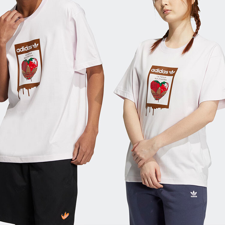 Футболка Charr Morita унисекс розовая Adidas Originals, розовый — фото 2