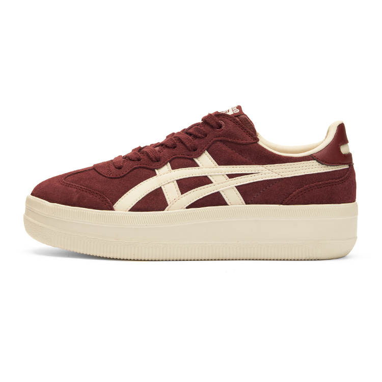 

Onitsuka Tiger Устойчивые к истиранию низкие кеды унисекс бордового цвета, цвет Burgundy
