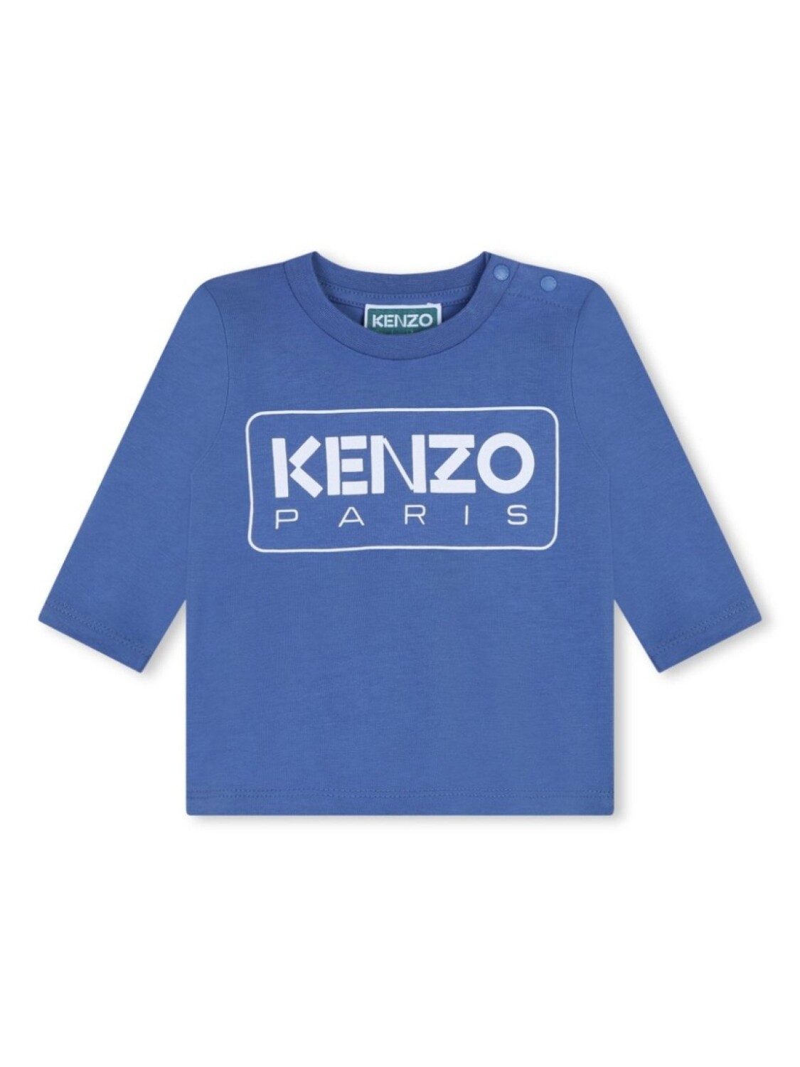 

Kenzo Kids футболка с логотипом, синий