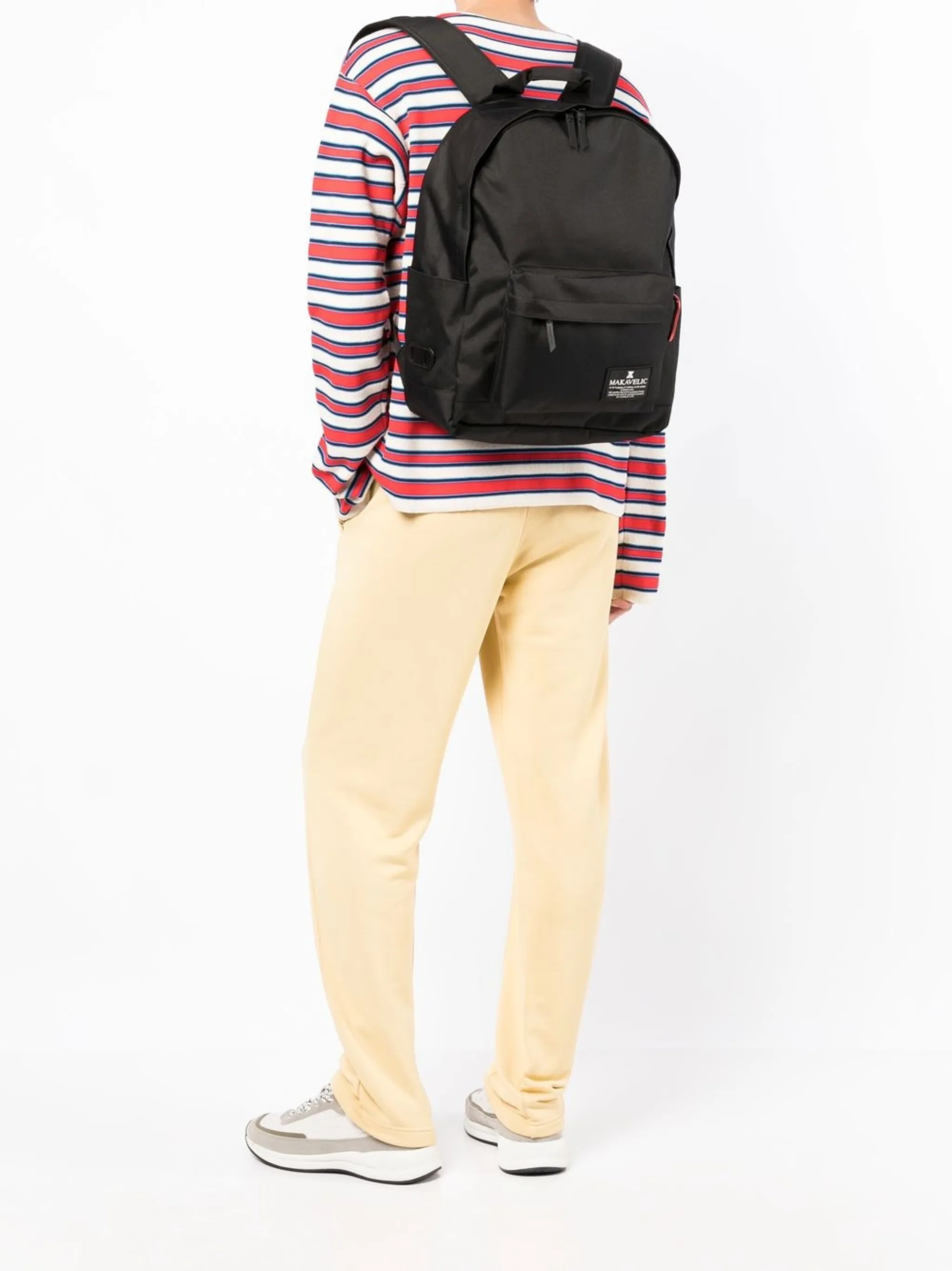 

Рюкзак с нашивкой-логотипом Makavelic, черный