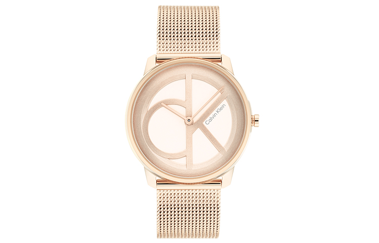 

Calvin Klein Часы Collection Wrist Watch Quartz Movement Gold Plated Strap 35mm Gold Dial Women's Watch, White Dial