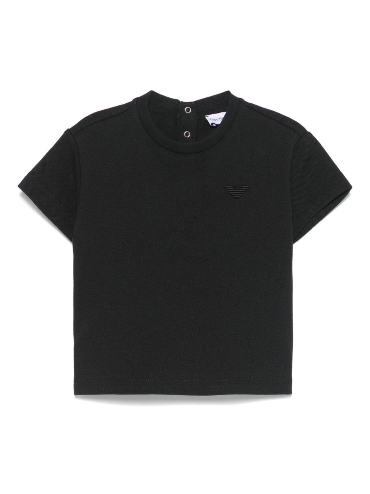 

Emporio Armani Kids футболка с вышитым логотипом, синий