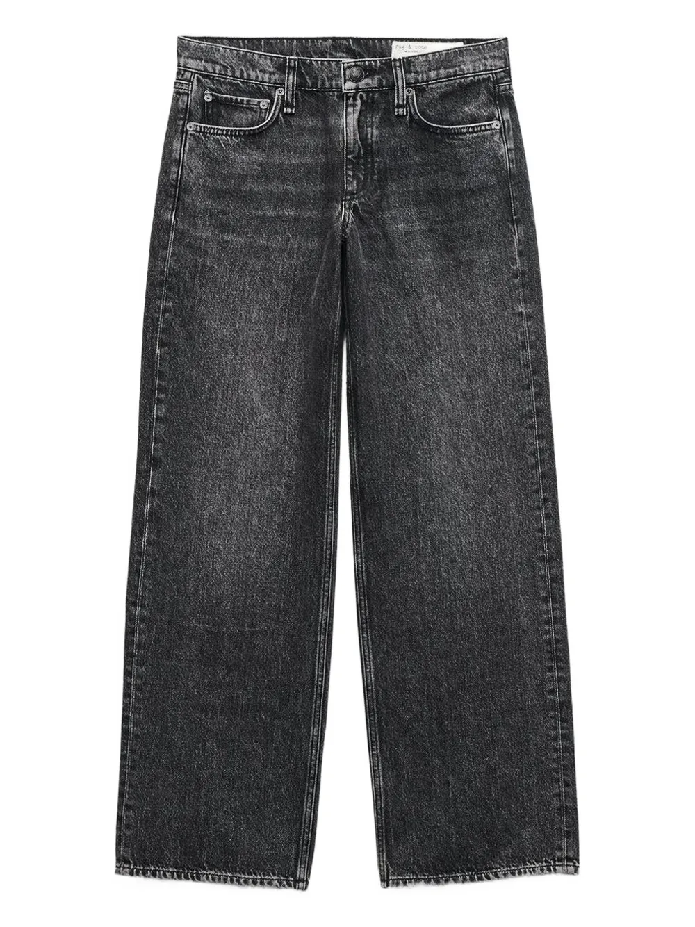 

Джинсы с пятью карманами rag & bone, черный