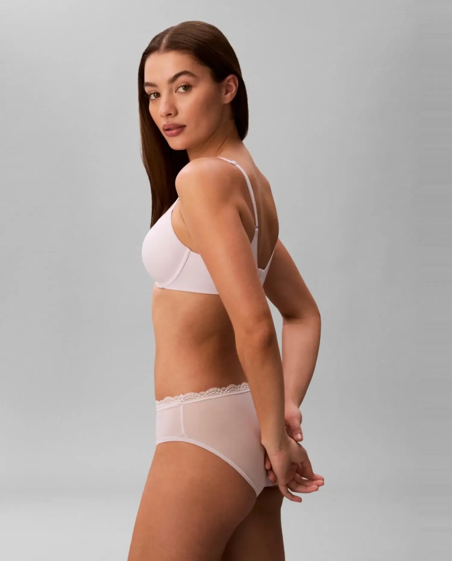 Набор из 3 хипстер-трусиков MICRO STRETCH W LACE Calvin Klein, мультиколор — фото 4