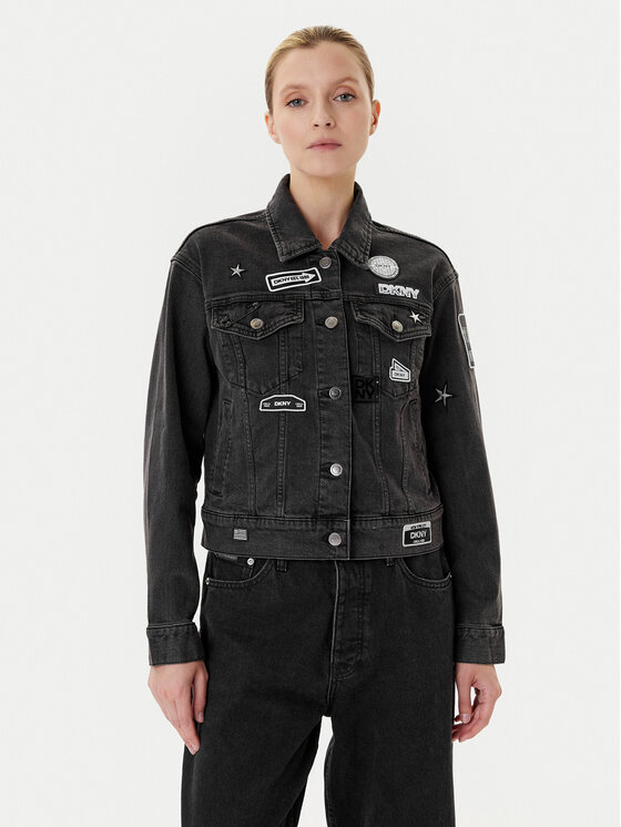 

Джинсовая куртка regular fit P5GCYC72 Dkny, серый