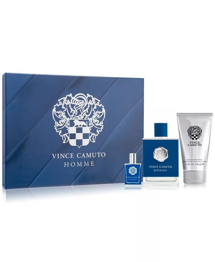 

Мужские 3 шт. Подарочный набор туалетной воды Homme Vince Camuto