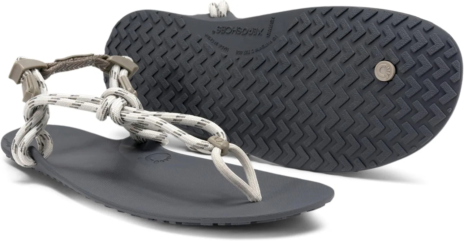Сандалии Xero Shoes Genesis для мужчин - легкие, складные, удобные для путешествий, Stone Grey — фото 2
