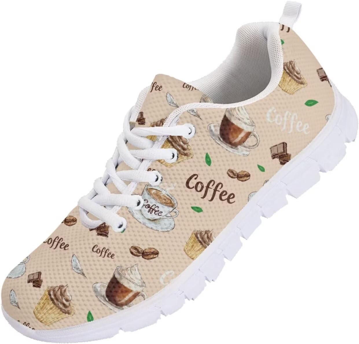 

Мужские кроссовки Funnydude Funny Print, легкие и дышащие, для бега, осенние повседневные туфли для путешествий, Coffee