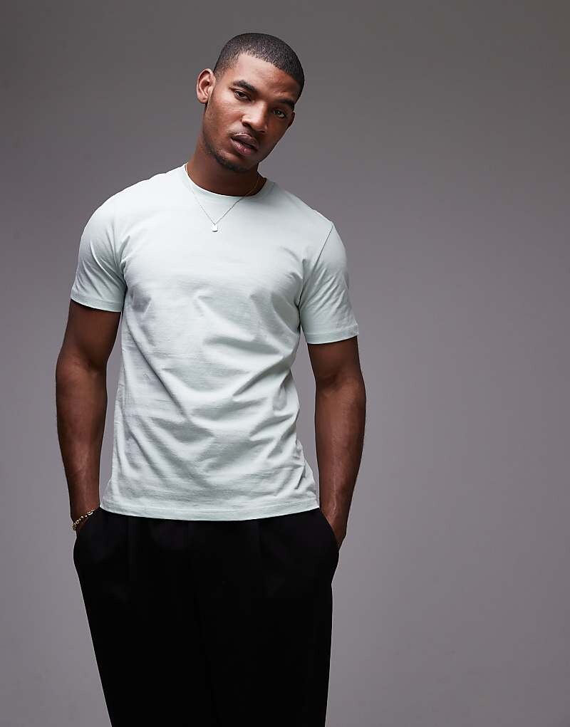 

Футболка Topman – Essential – в цвете Hellgr cn в регулярной форме>4rer Passform