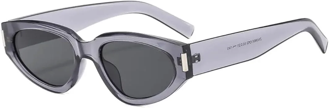 

Маленькие солнцезащитные очки «кошачий глаз» для женщин, модные градиентные очки с защитой от УФ-излучения UV400, для мужчин, в стиле ретро TOIPASTN, Gray