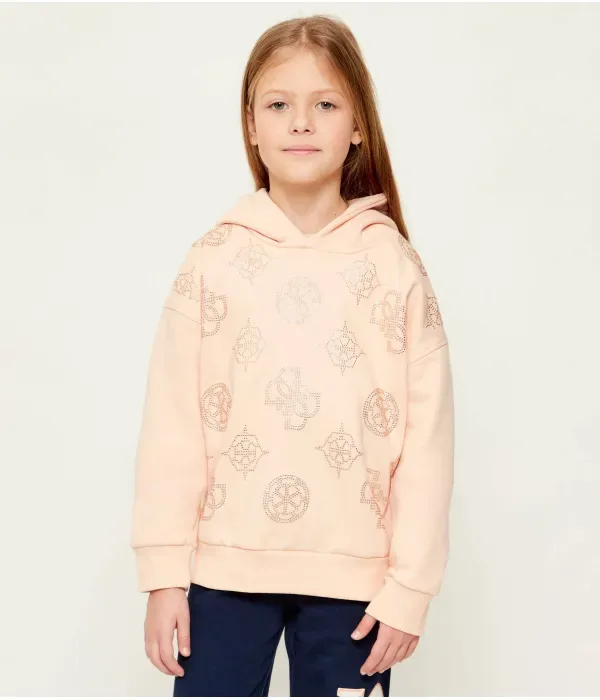 Толстовка regular fit Guess, персиковый