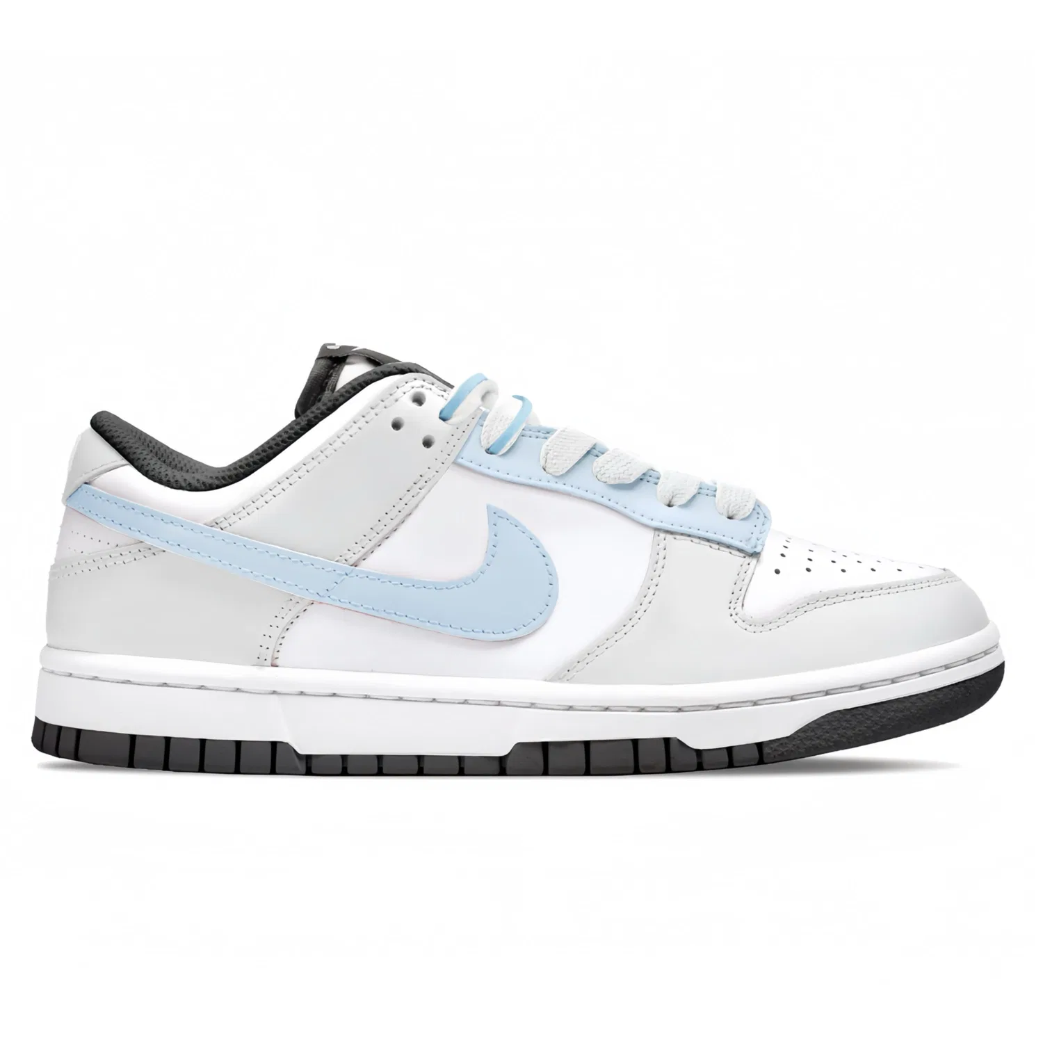 Кроссовки скейтбординговые Nike Dunk Low Retro сине-голубые — фото 4