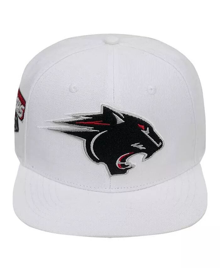 

Мужская белая шерстяная кепка Clark Atlanta University Panthers Mascot Evergreen Snapback Pro Standard