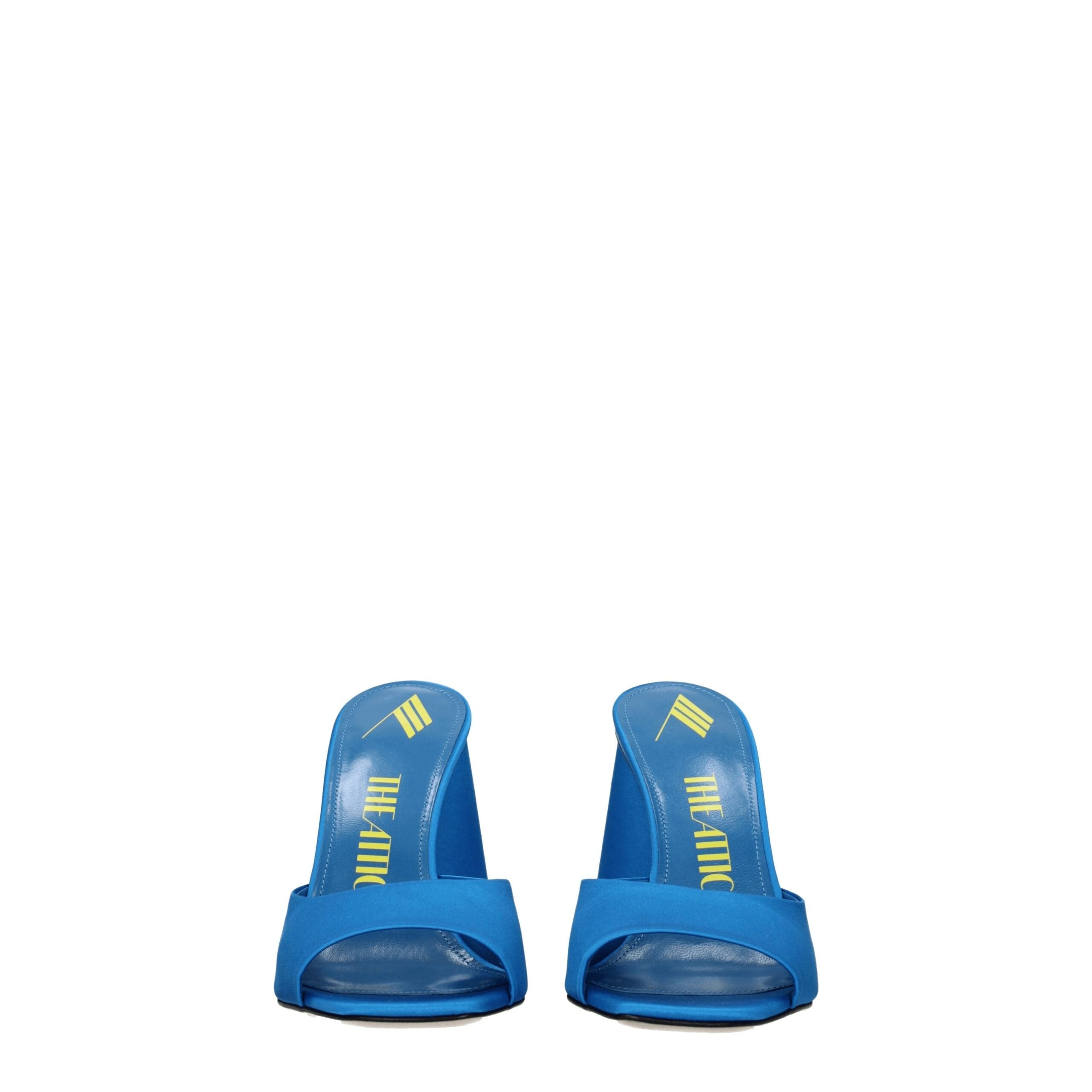 The Attico blue Satin Women's Sandal — фото 3