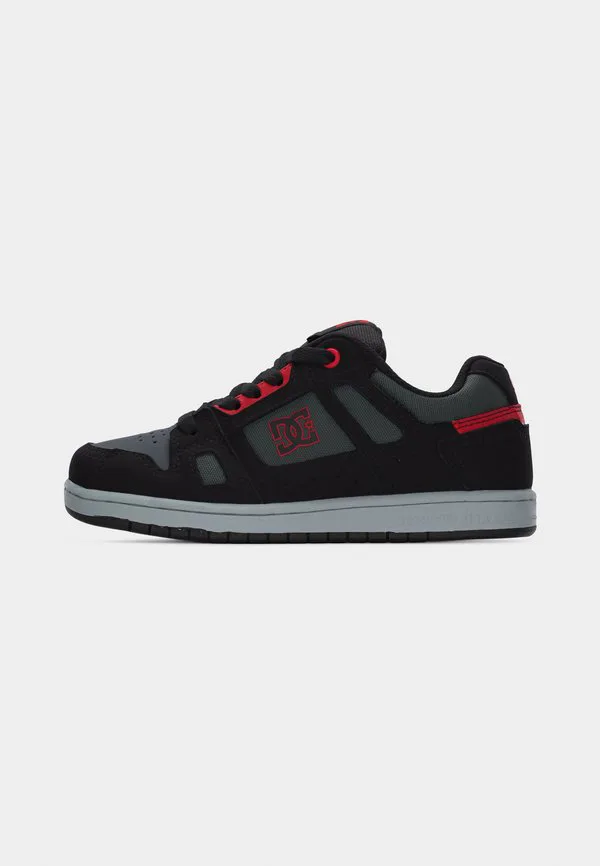 Универсальные скейтерские кроссовки stag Dc Shoes, Black/Grey/Red — фото 2