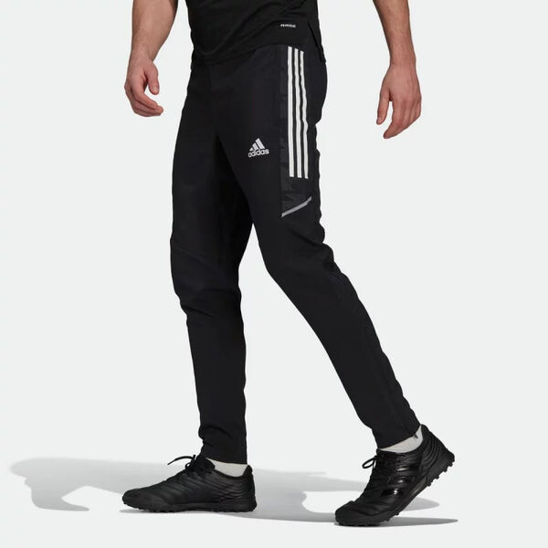 Спортивные штаны adidas Running Training Soccer/Football Sports Small Long Pants Black, черный — фото 4