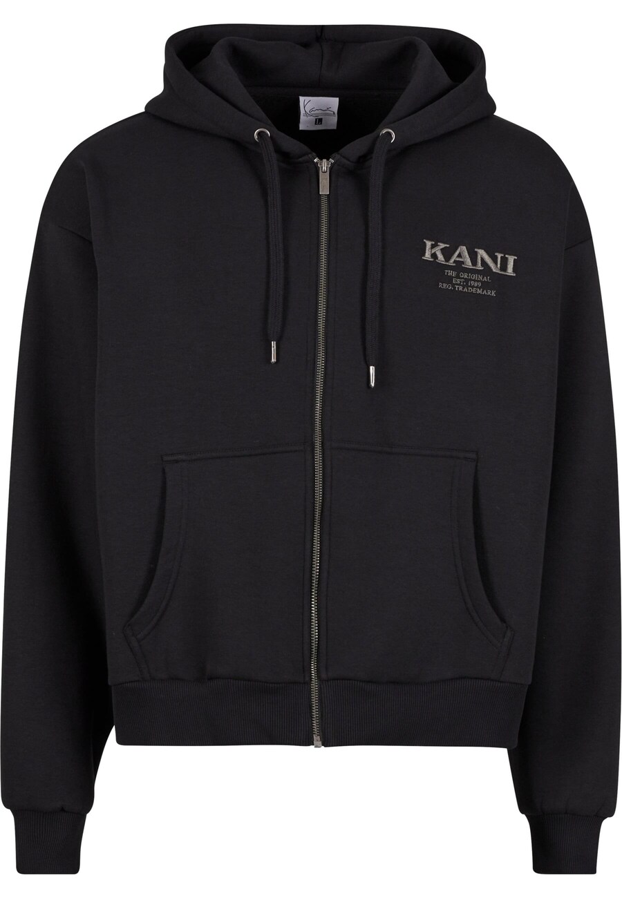 

Толстовка с капюшоном на молнии Karl Kani Retro Rhinestone, черный
