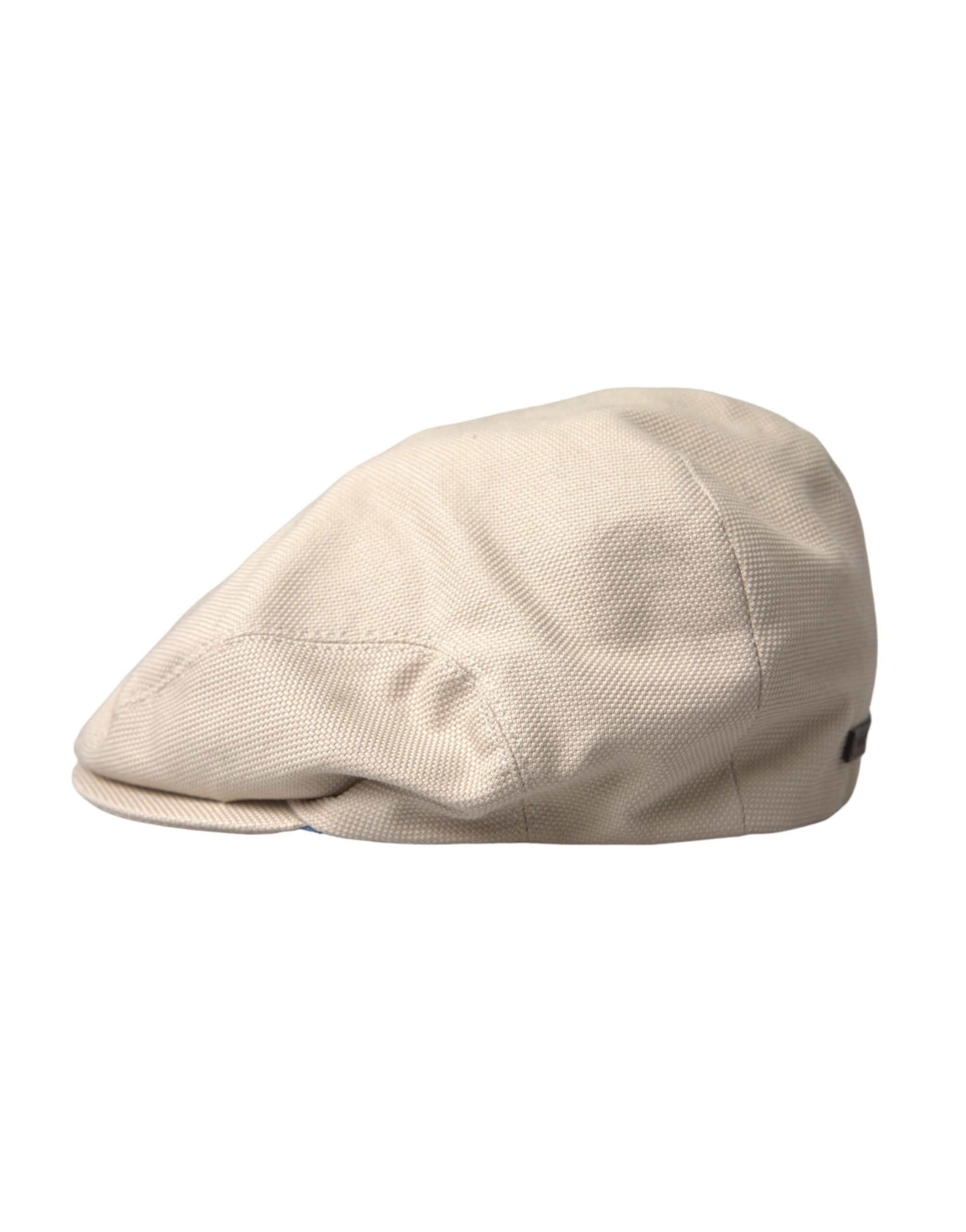 

Бежевая тканевая кепка Newsboy Hat для мужчин Dolce & Gabbana