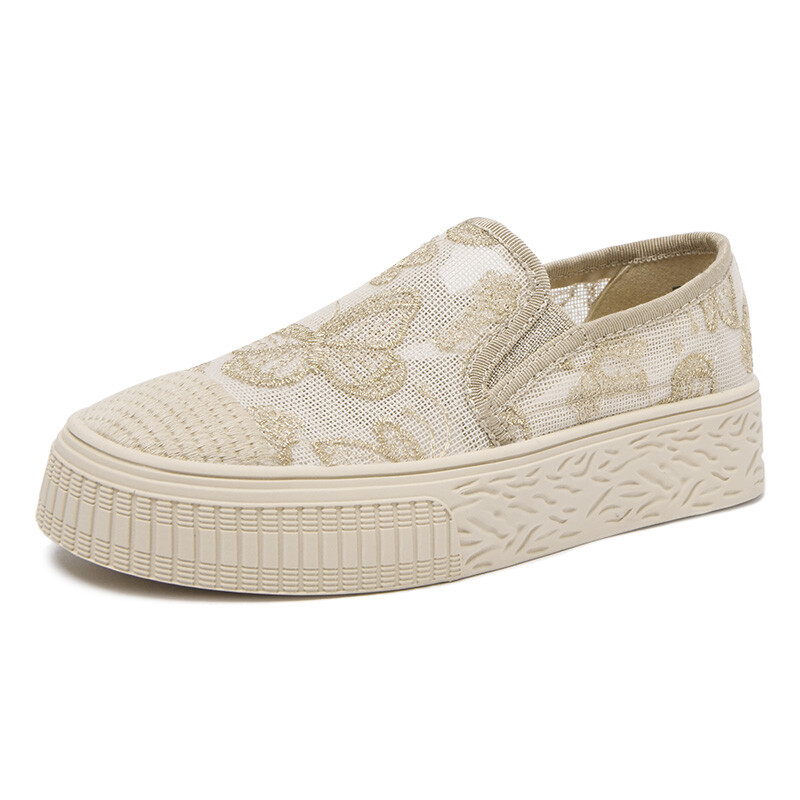 Туфли женские повседневные Women's Casual Shoes Women's Gold Cameido, золотой — фото 3
