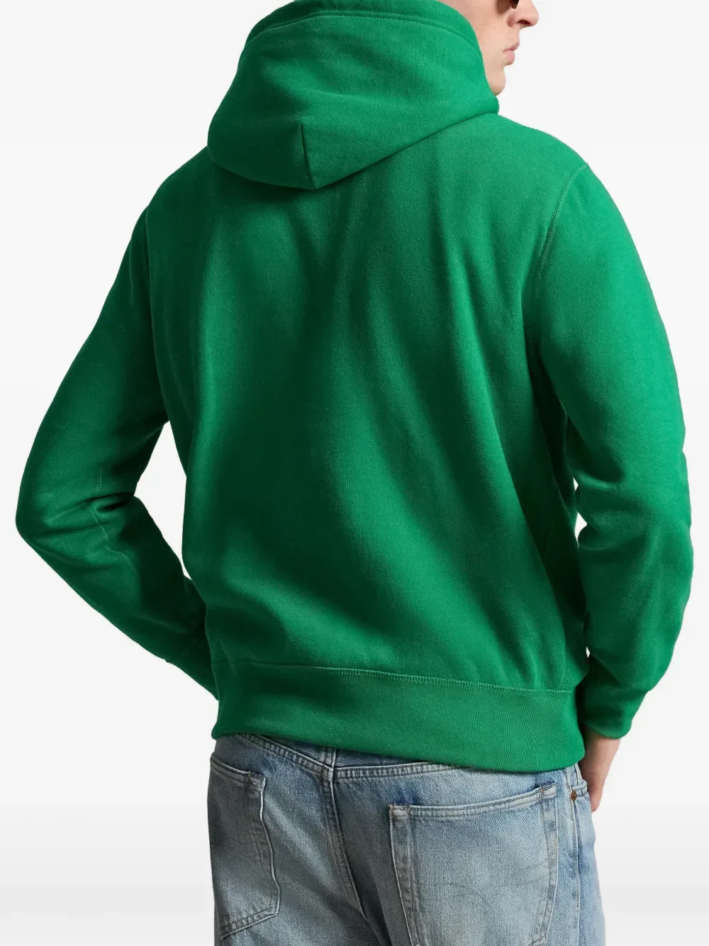 Флисовая худи RL Polo Ralph Lauren, зеленый — фото 4