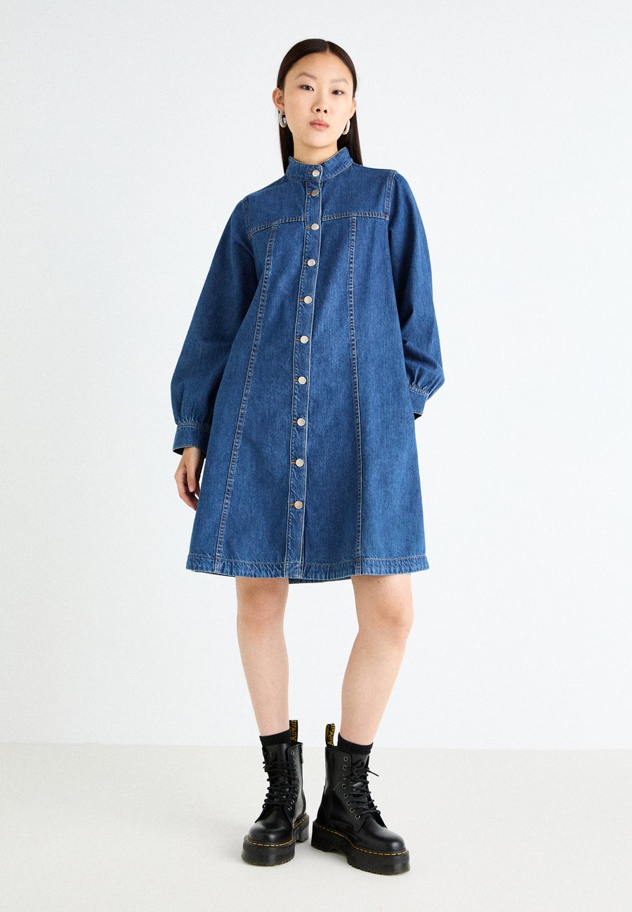 

Платье MSCH Copenhagen RYLAN ELENA DRESS, Mid Blue Wash/Blue