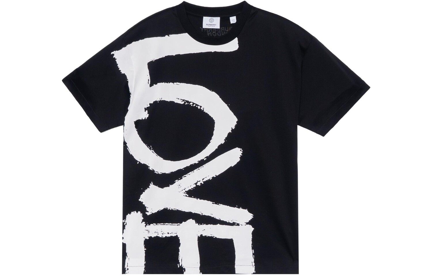 

Мужская футболка Burberry, цвет Black