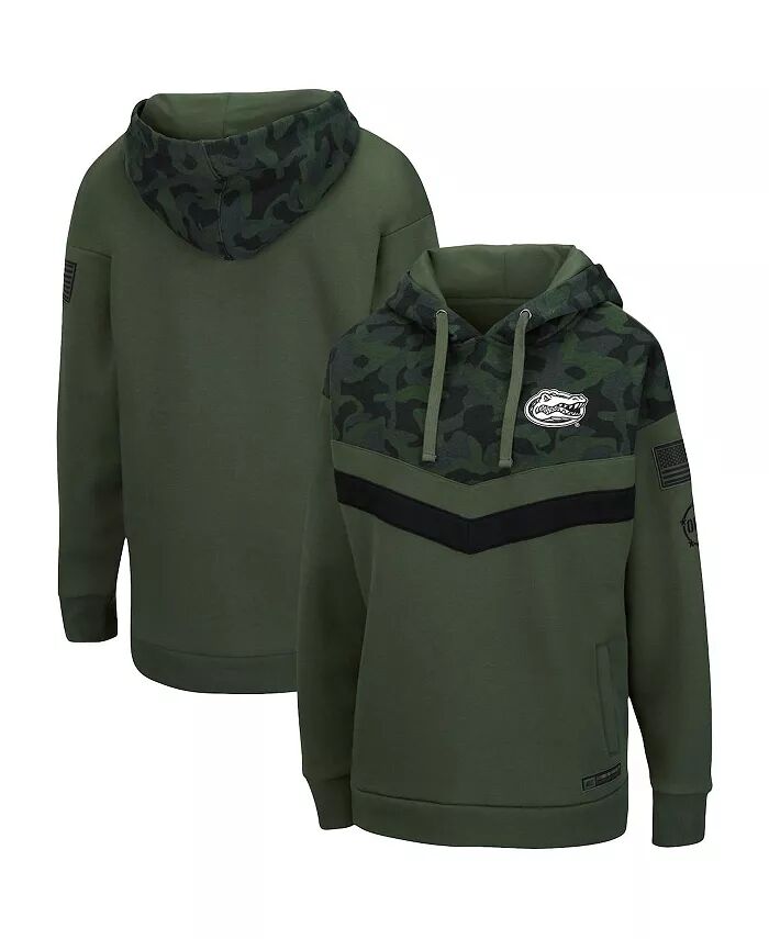 

Женская толстовка с капюшоном Olive, Camo Florida Gators OHT в стиле милитари Appreciation Extraction Chevron Colosseum